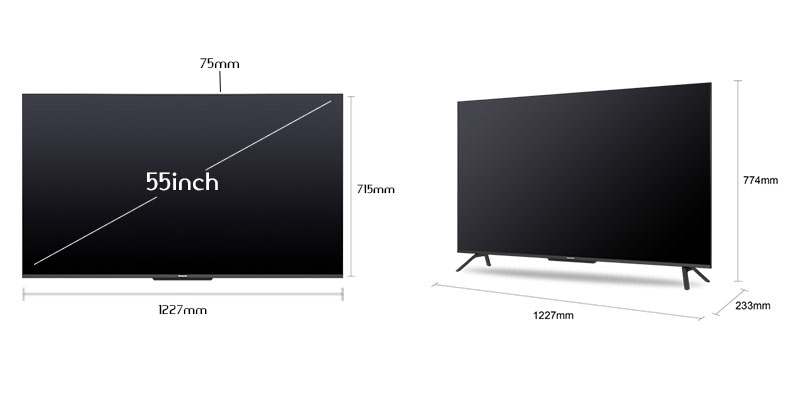 Chiếc TV lớn nhất tính theo inch là bao nhiêu? Các kích thước TV phổ biến nhất hiện nay