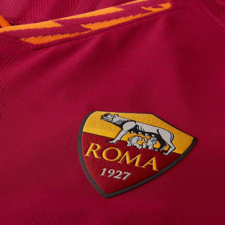 Áo đấu As Roma 2019-2020 sân nhà màu đỏ | ÁO BÓNG ĐÁ 24H