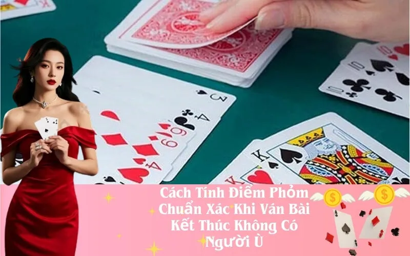 Cách tính điểm Phỏm chuẩn xác khi ván bài kết thúc không có người Ù