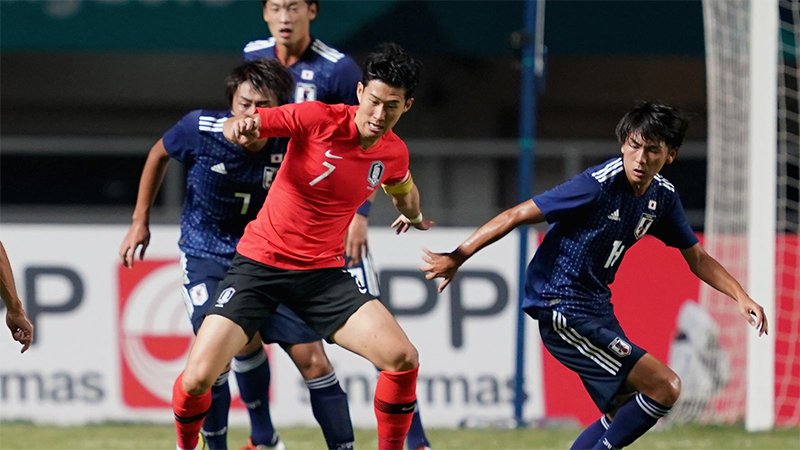 Trận derby Đông Á giữa Nhật Bản và Hàn Quốc